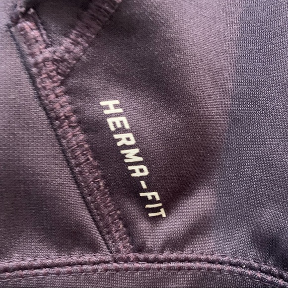 Nike Sweater Drawstring Hoodie Full Zip Purple XL (Runs Big) - Picture 3 of 6